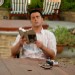 Joey en pleine lecture...